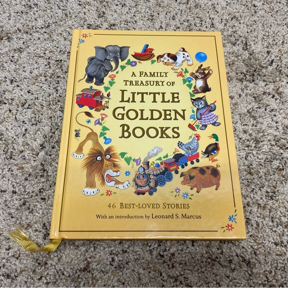 A Family Treasury of Little Golden books 46 children's stories hardcover vintage - Picture 1 of 13